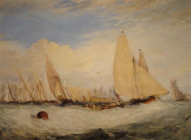 Joseph Mallord William Turner Regatta Beating To Windward china oil painting image